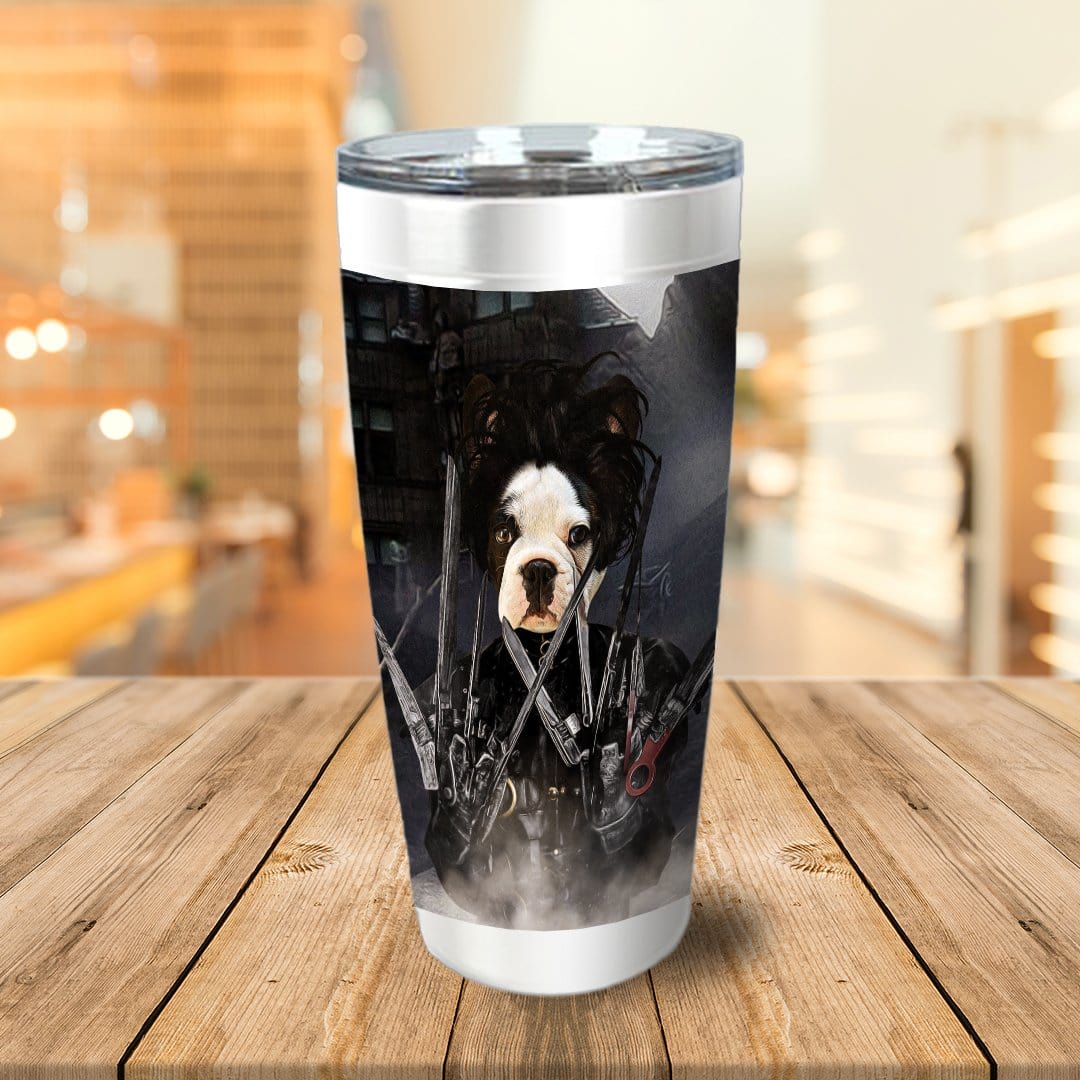 &#39;Edward Scissorpaws&#39; Personalized Tumbler