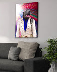 'Elvis Pawsley' Personalized Pet Canvas