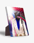 'Elvis Pawsley' Personalized Pet Standing Canvas