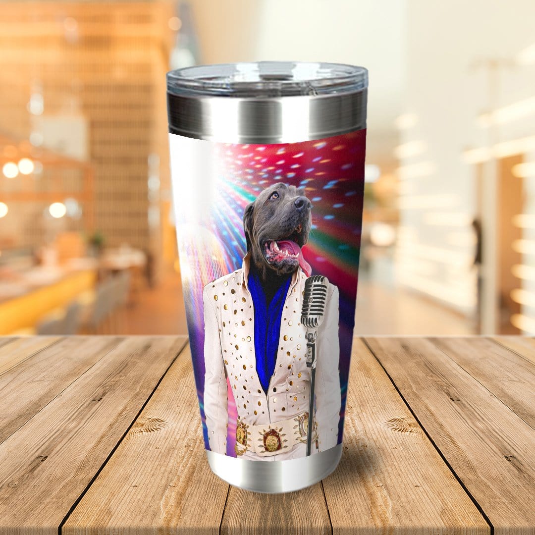 &#39;Elvis Pawsley&#39; Personalized Tumbler