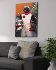 'F1-Paw' Personalized Pet Canvas