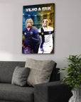 'Finland Doggos' Personalized 2 Pet Canvas