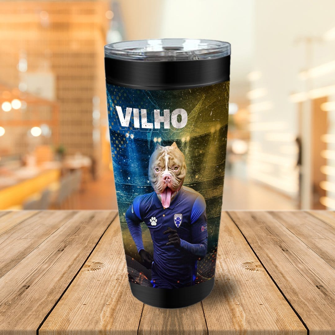 &#39;Finland Doggos Soccer&#39; Personalized Tumbler