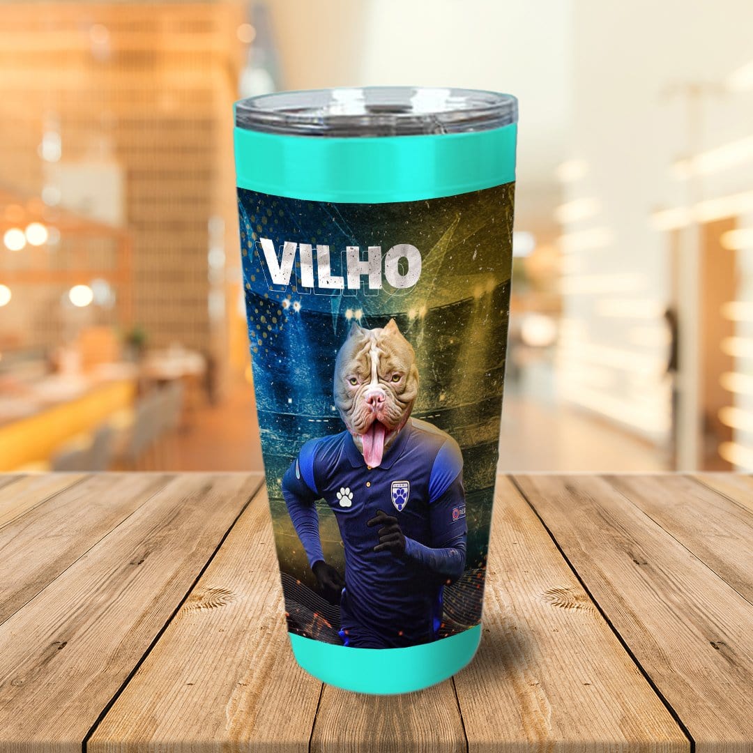 &#39;Finland Doggos Soccer&#39; Personalized Tumbler