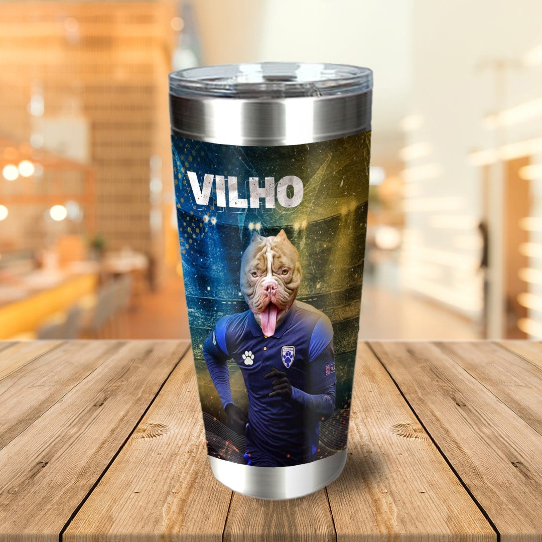 &#39;Finland Doggos Soccer&#39; Personalized Tumbler