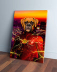 'Flash Doggo' Personalized Pet Canvas