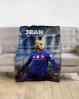 'France Doggos Soccer' Personalized Pet Blanket