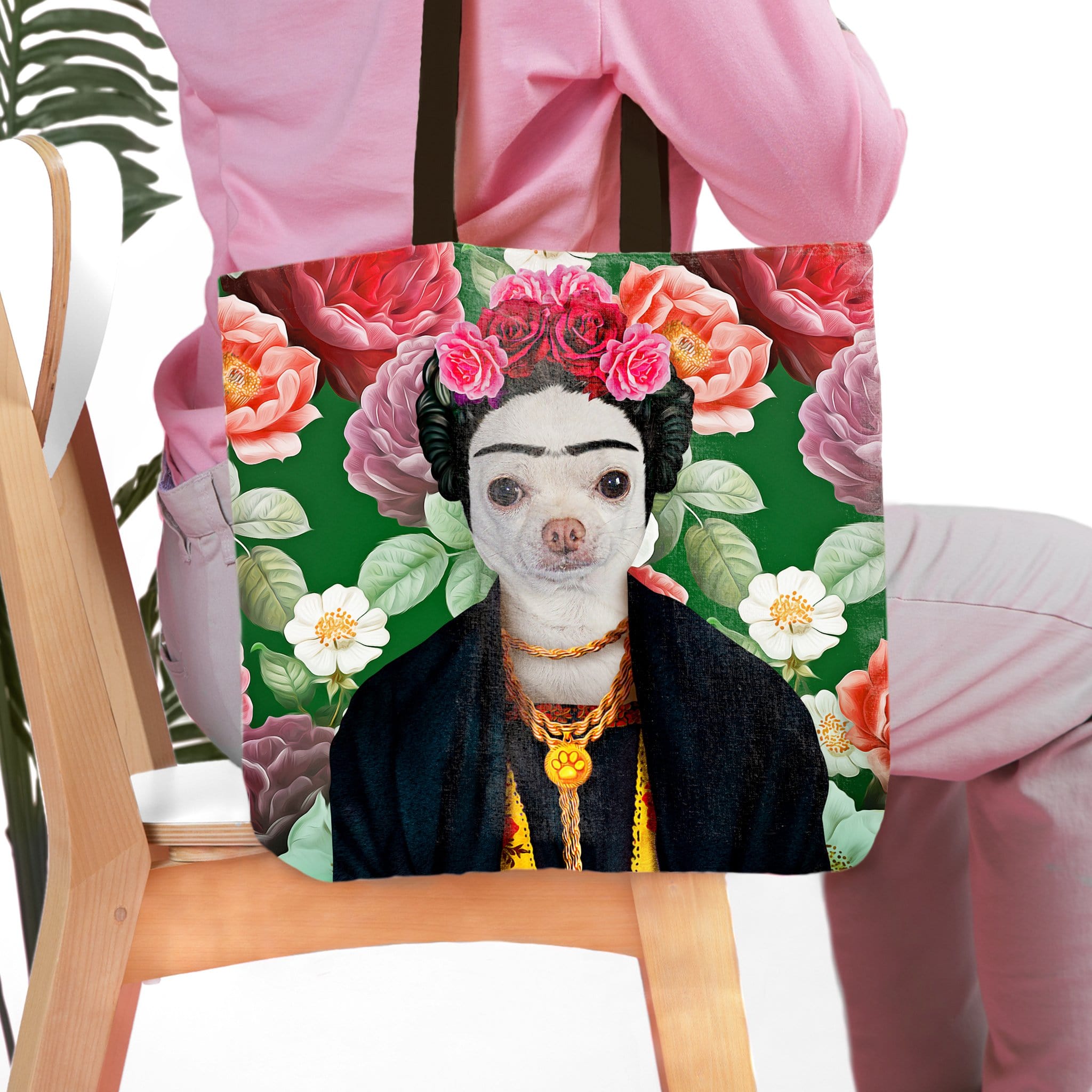 Bolsa Tote Personalizada &#39;Frida Doggo&#39;