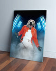 'The Furry Mercury' Personalized Pet Canvas