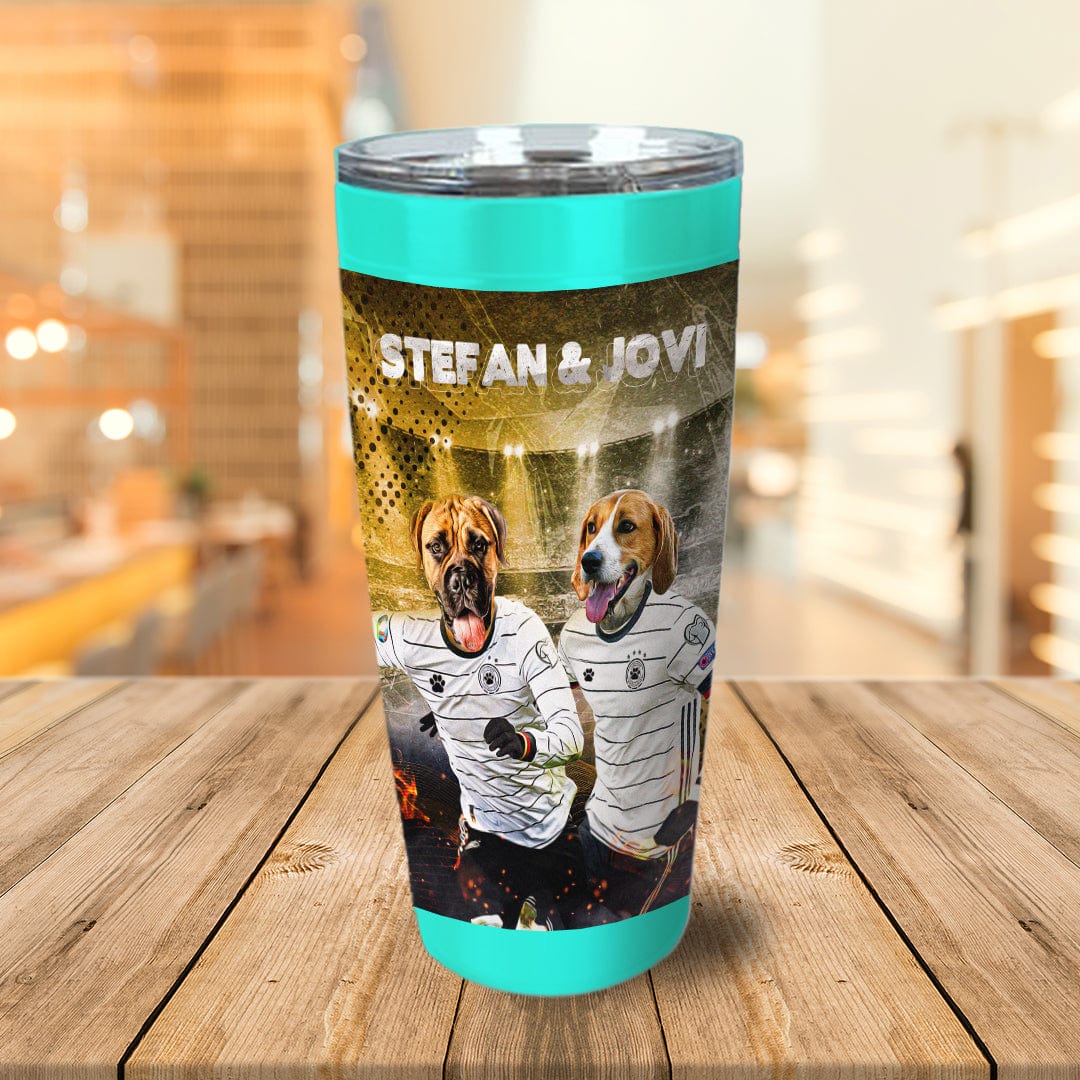 &#39;Germany Doggos&#39; Personalized 2 Pet Tumbler