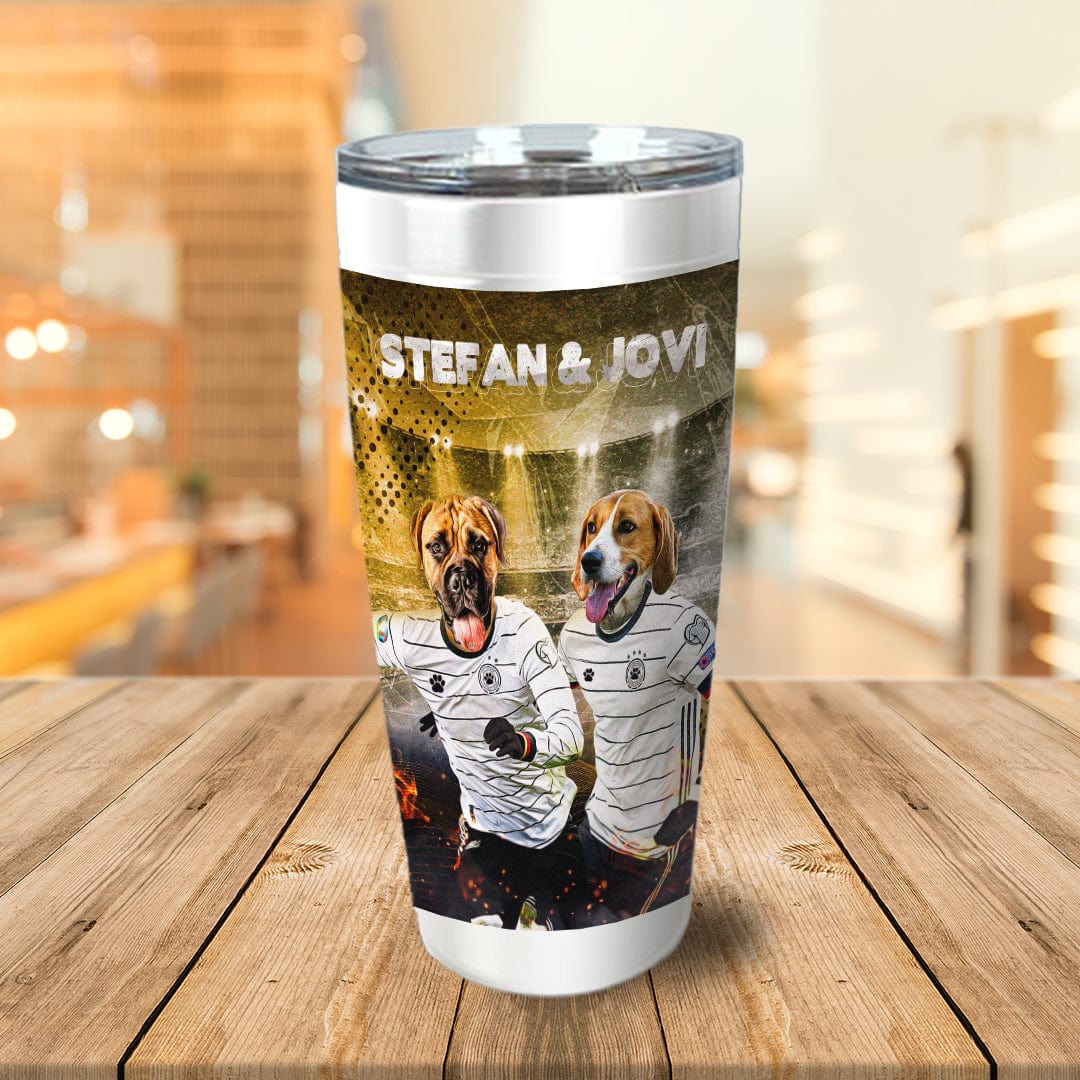 &#39;Germany Doggos&#39; Personalized 2 Pet Tumbler