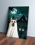 'The Ghost' Personalized Pet Canvas