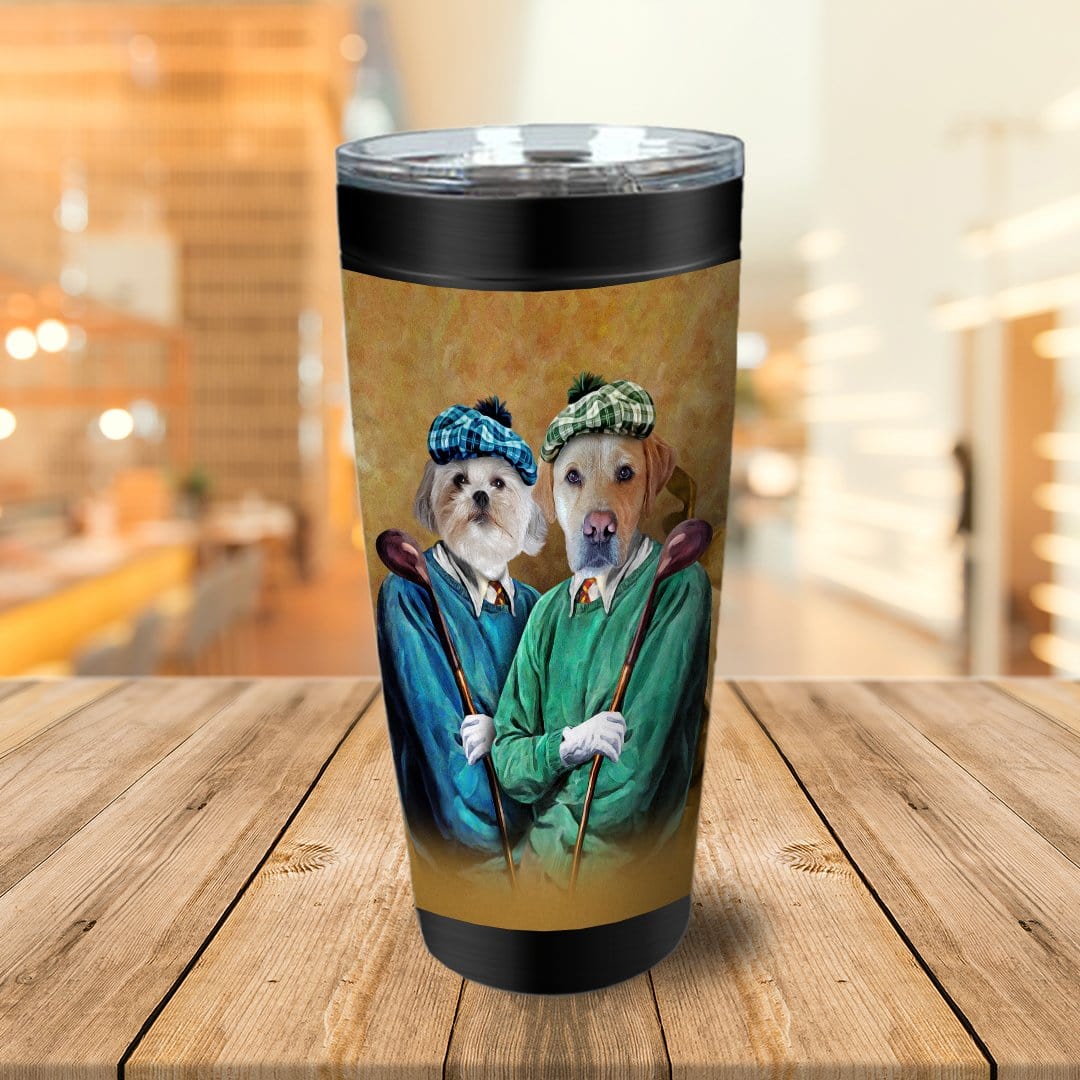 &#39;The Golfers&#39; Personalized 2 Pet Tumbler