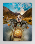 Manta personalizada para mascotas 'Harley Wooferson' 