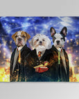 'Harry Doggers' Personalized 3 Pet Blanket