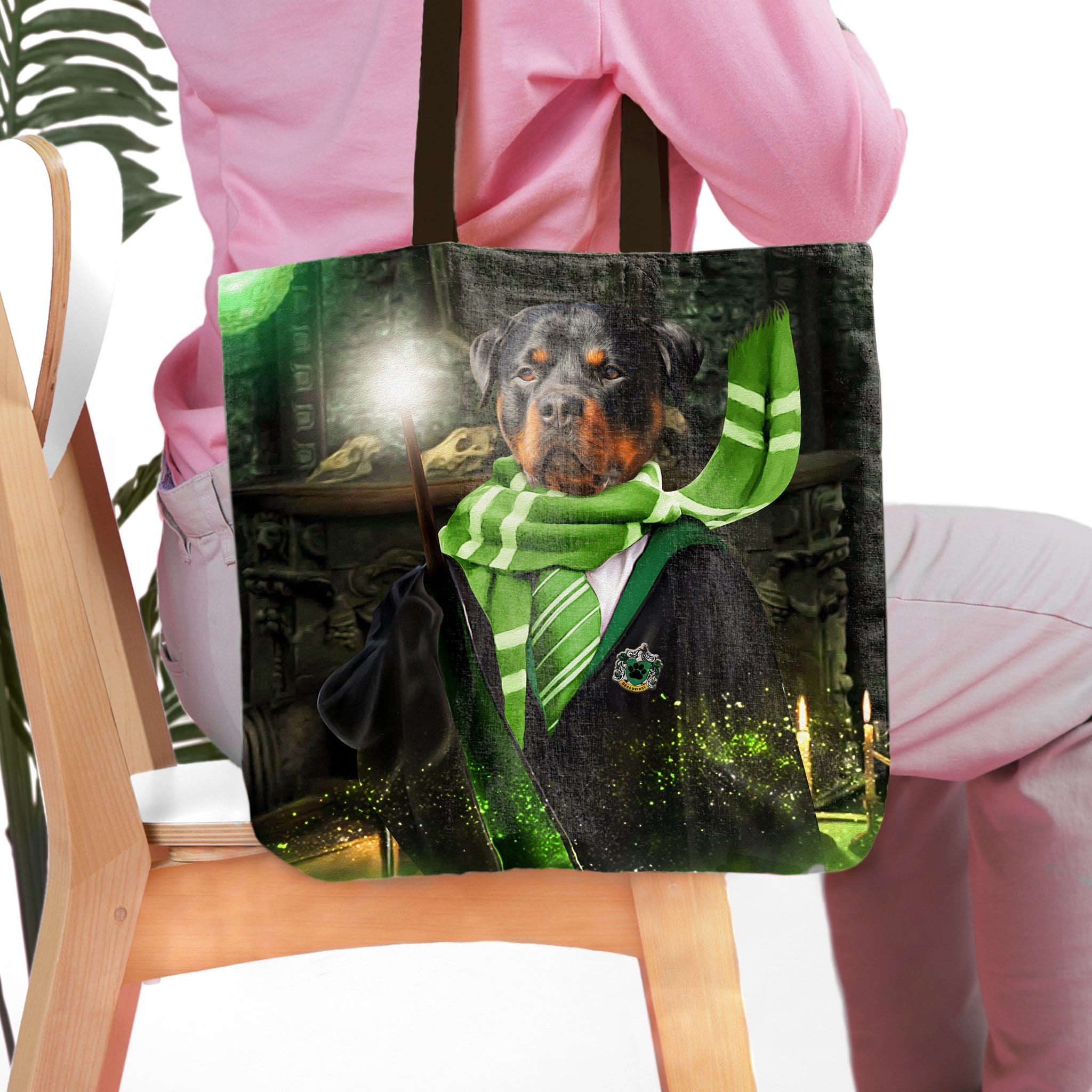 Bolsa Tote Personalizada &#39;Harry Dogger (Slytherawr)&#39;