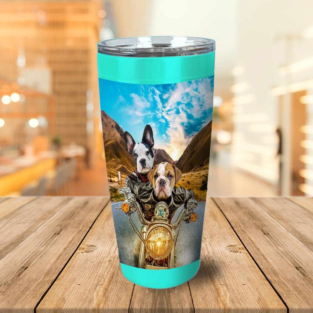 Vaso personalizado para 2 mascotas Harley Wooferson