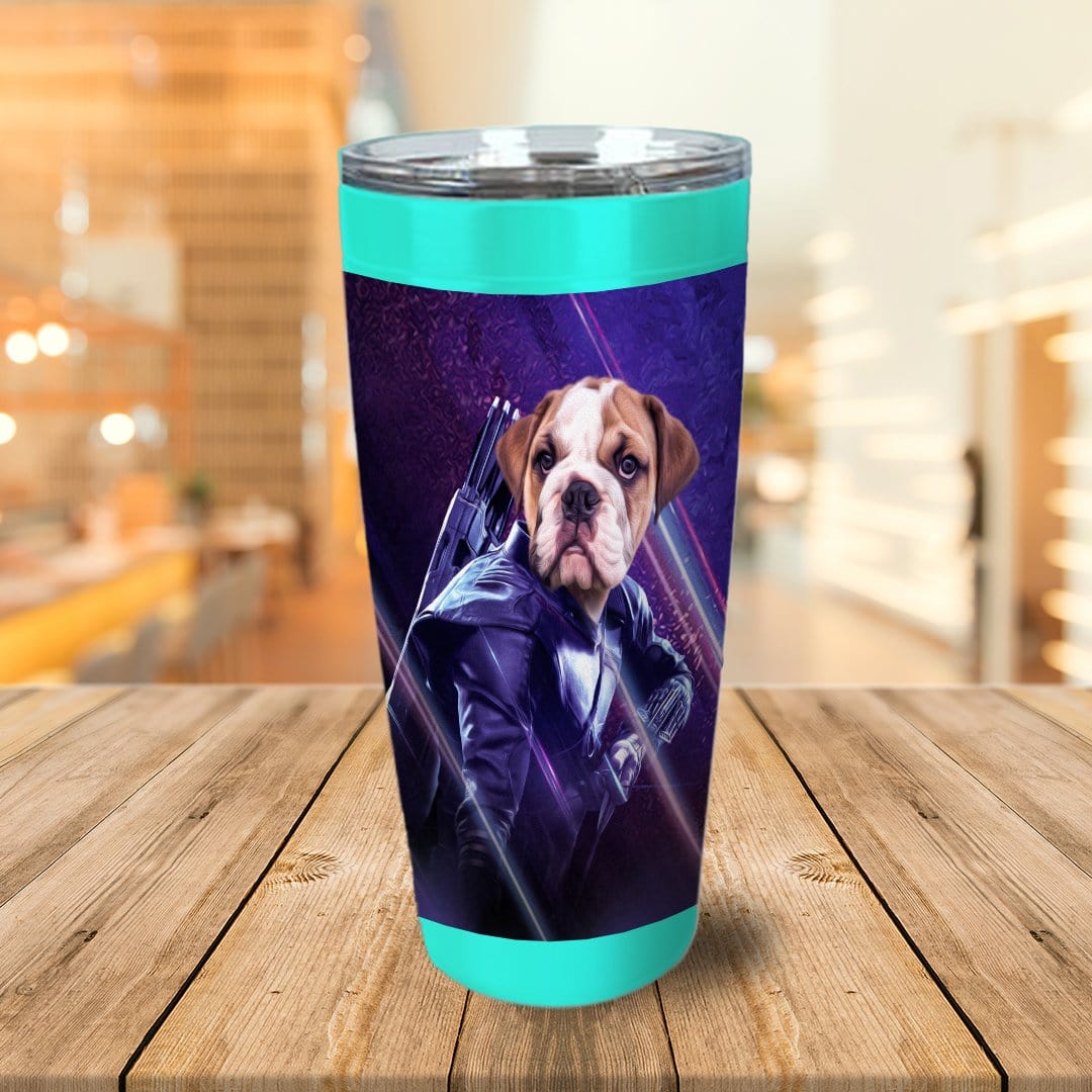 &#39;Hawkeye Doggo&#39; Personalized Tumbler