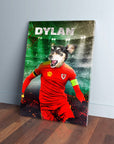 'Wales Doggos Euro Football' Personalized Pet Canvas