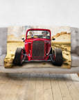 'The Hot Rod' Personalized 2 Pet Blanket