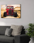 'The Hot Rod' Personalized 3 Pet Canvas