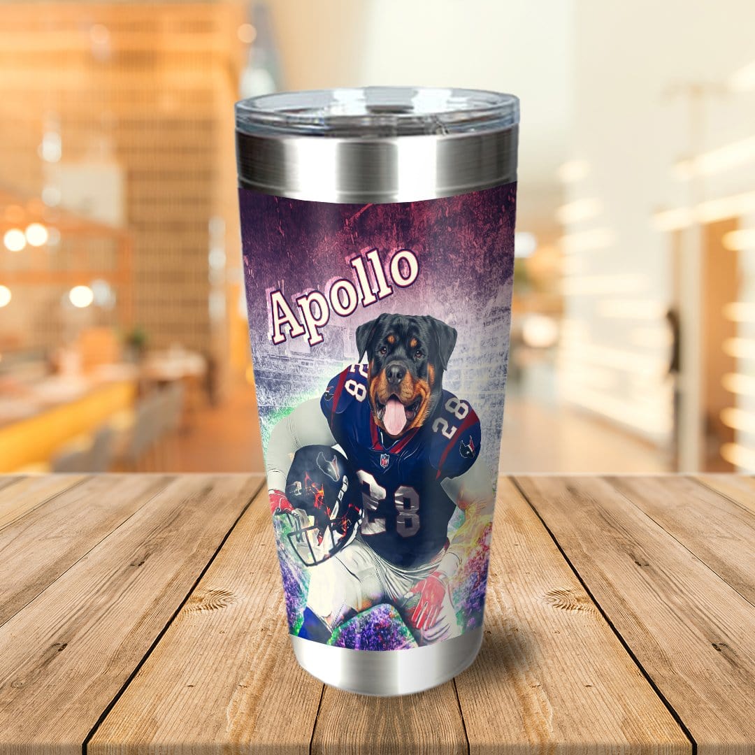 &#39;Houston Doggos&#39; Personalized Tumbler