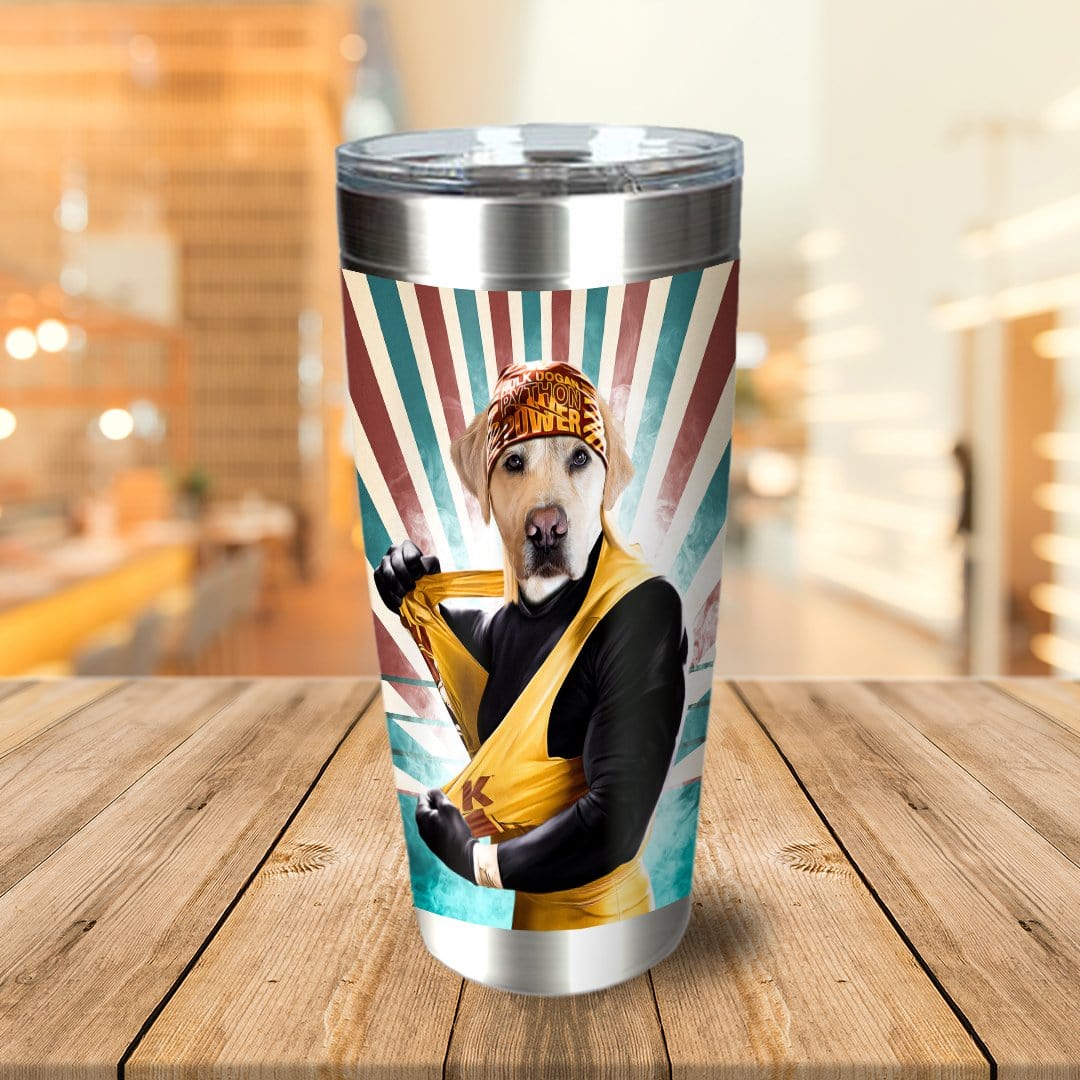 &#39;Hulk Dogan&#39; Personalized Tumbler