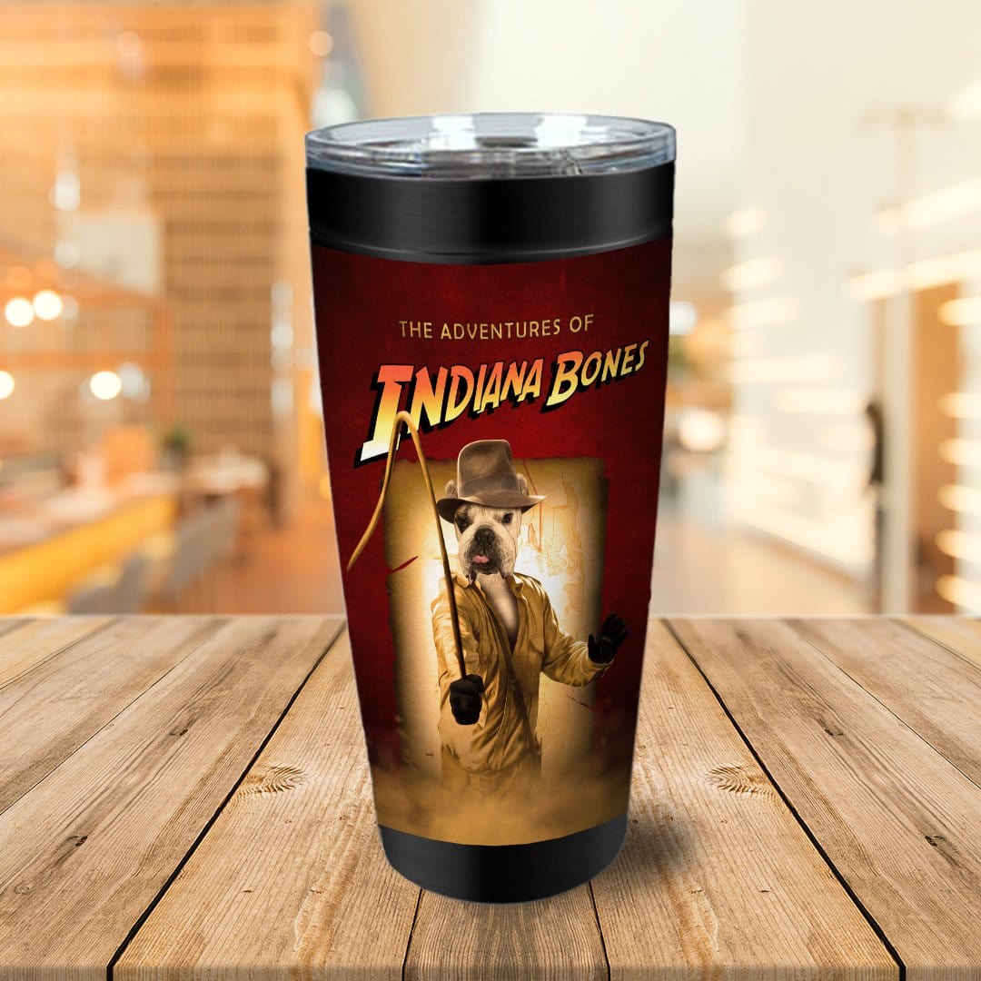 &#39;The Indiana Bones&#39; Personalized Tumbler