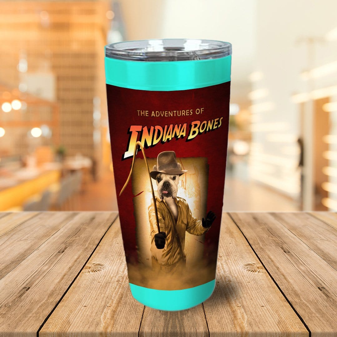 &#39;The Indiana Bones&#39; Personalized Tumbler