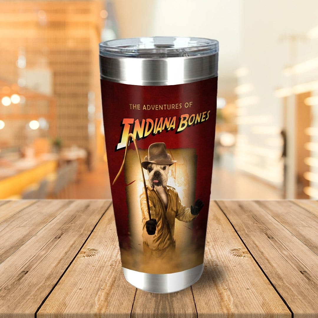 &#39;The Indiana Bones&#39; Personalized Tumbler