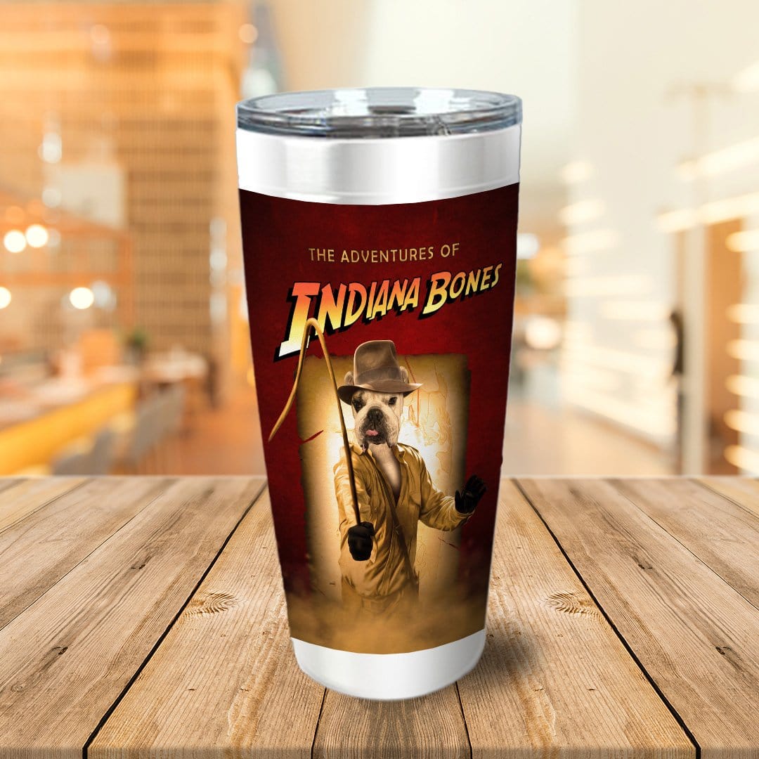 &#39;The Indiana Bones&#39; Personalized Tumbler