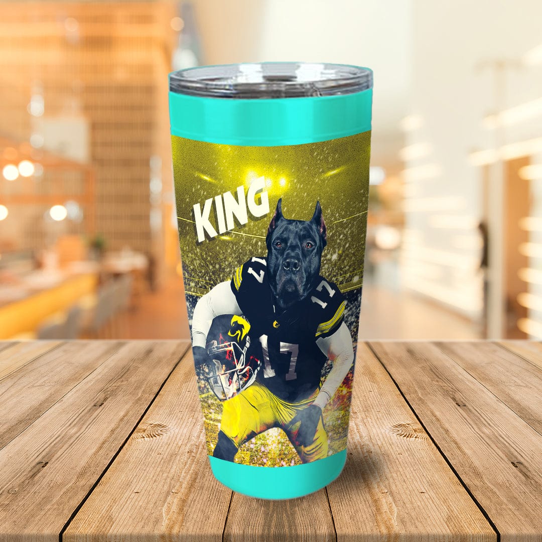 &#39;Iowa Doggos&#39; Personalized Tumbler