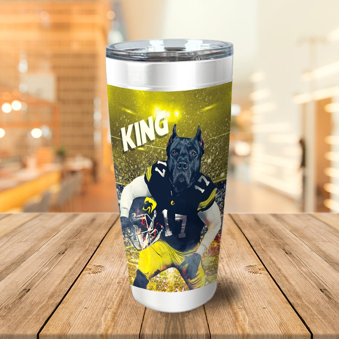 &#39;Iowa Doggos&#39; Personalized Tumbler