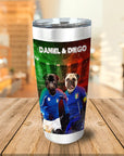 'Italy Doggos' Personalized 2 Pet Tumbler