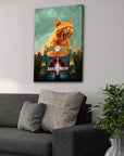 'Jurassic Meow' Personalized Pet Canvas