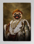 'The King Blep' Personalized Pet Blanket