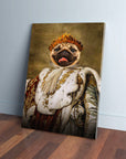 'The King Blep' Personalized Pet Canvas