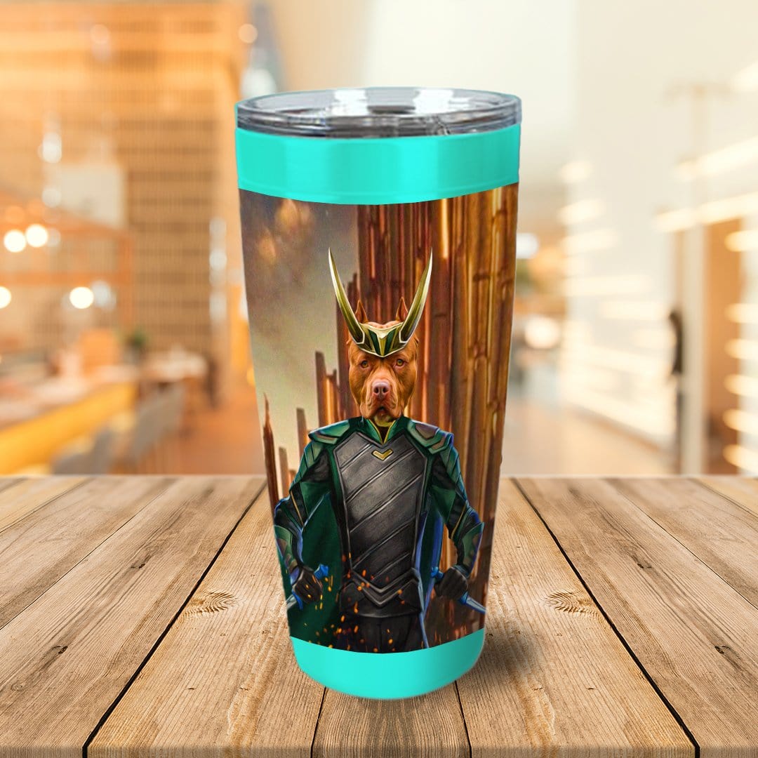 &#39;Loki Doggo&#39; Personalized Tumbler