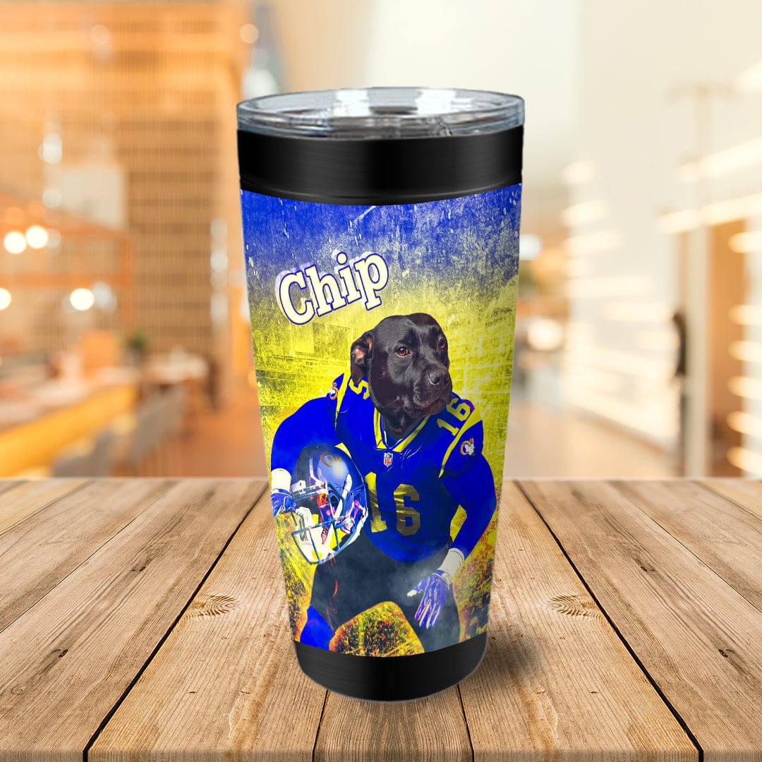 &#39;Los Angeles Doggos&#39; Personalized Tumbler