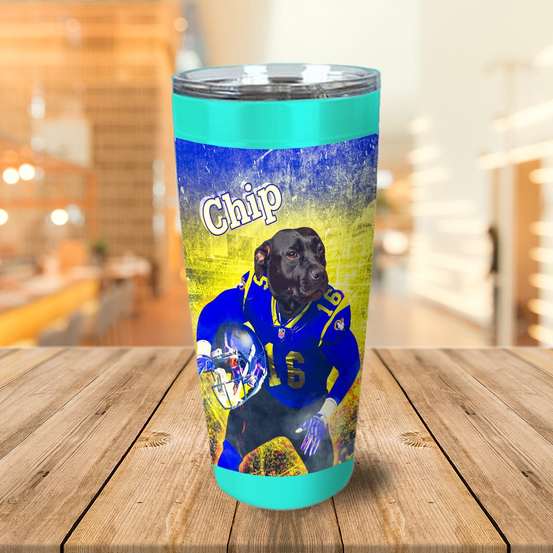 &#39;Los Angeles Doggos&#39; Personalized Tumbler