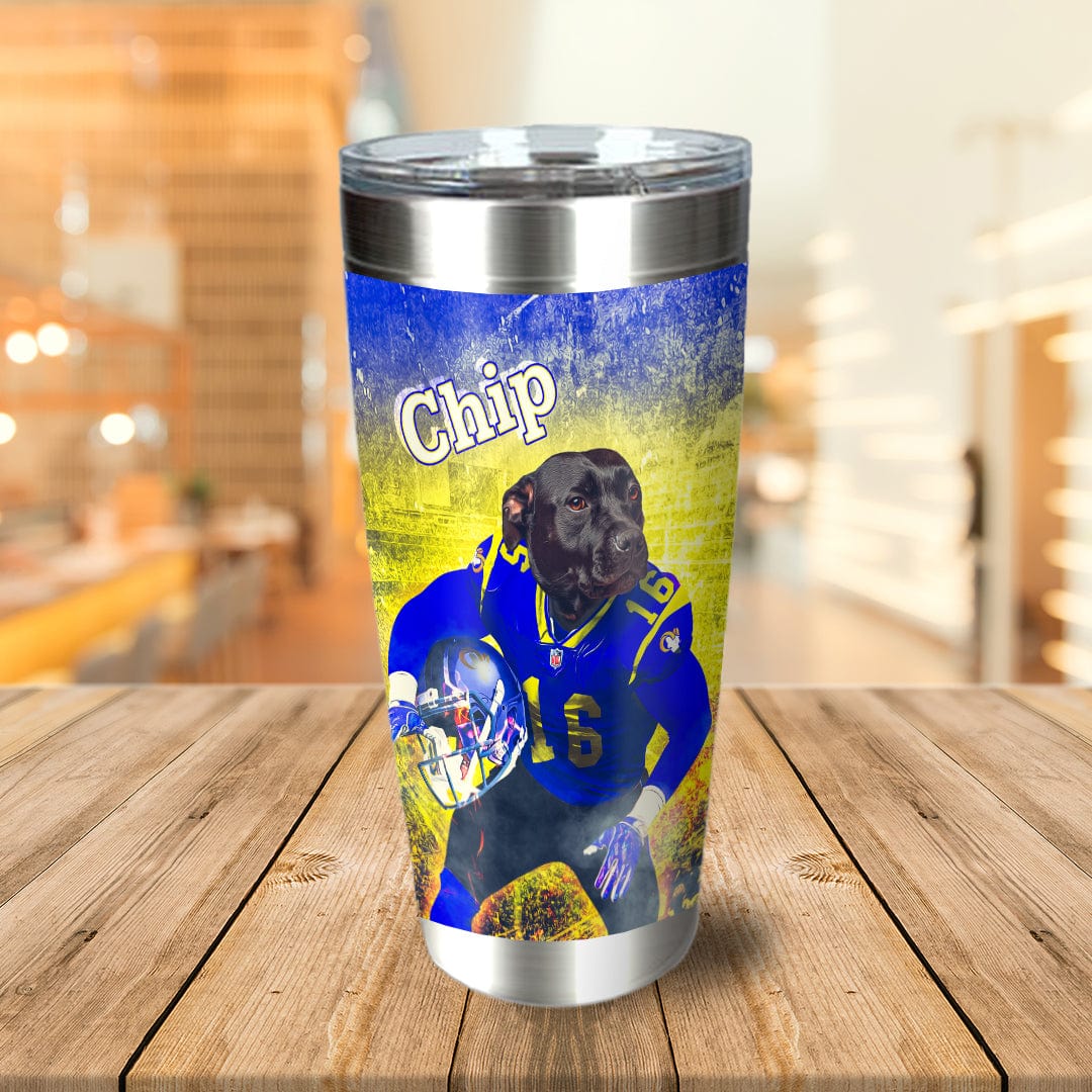 &#39;Los Angeles Doggos&#39; Personalized Tumbler