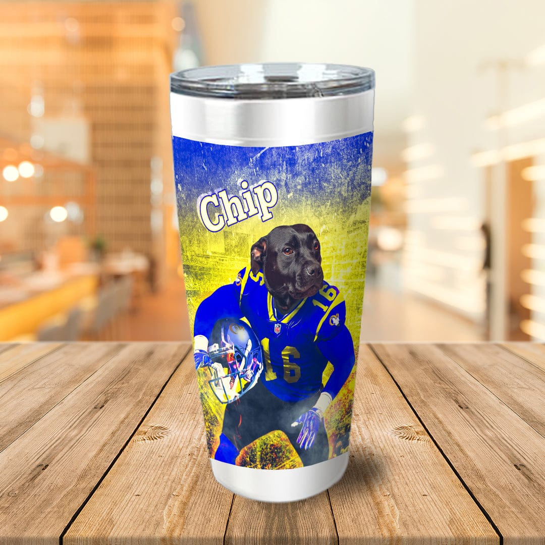 &#39;Los Angeles Doggos&#39; Personalized Tumbler