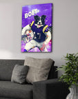 'Louisiana State Doggos' Personalized Pet Canvas