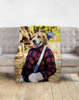 'The Lumberjack' Personalized Pet Blanket