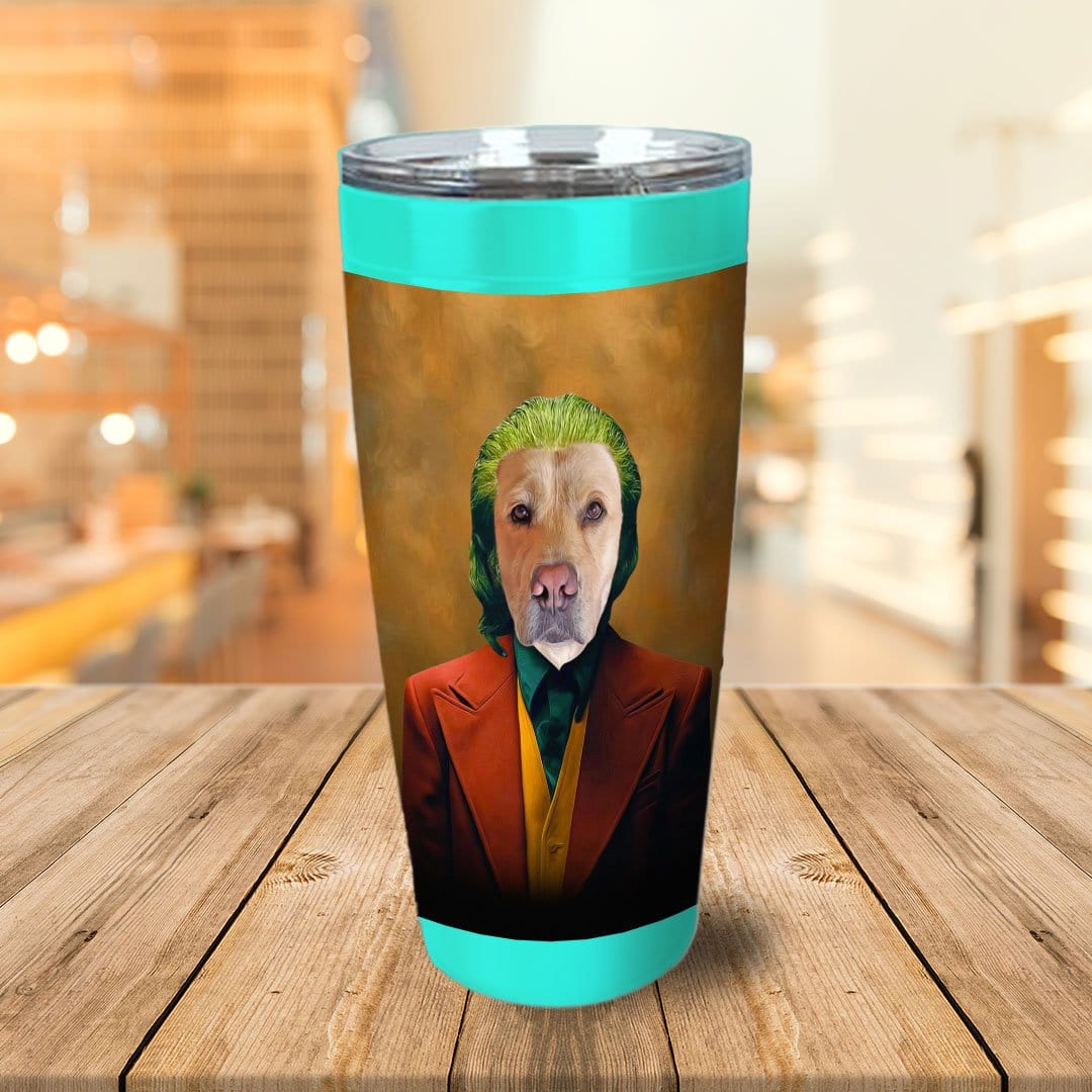 &#39;Joker Doggo&#39; Personalized Tumbler