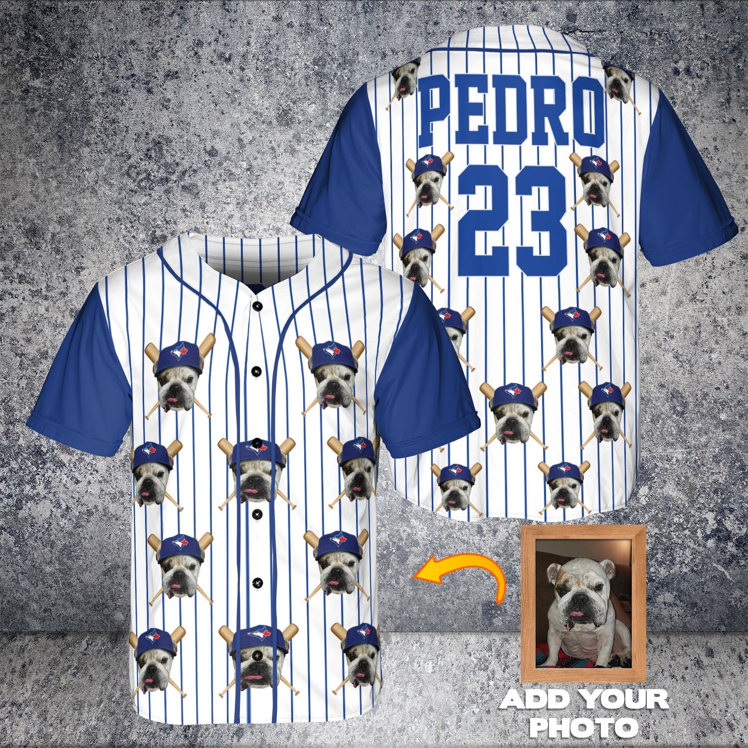 Jersey de béisbol personalizado de los perros azules de Toronto