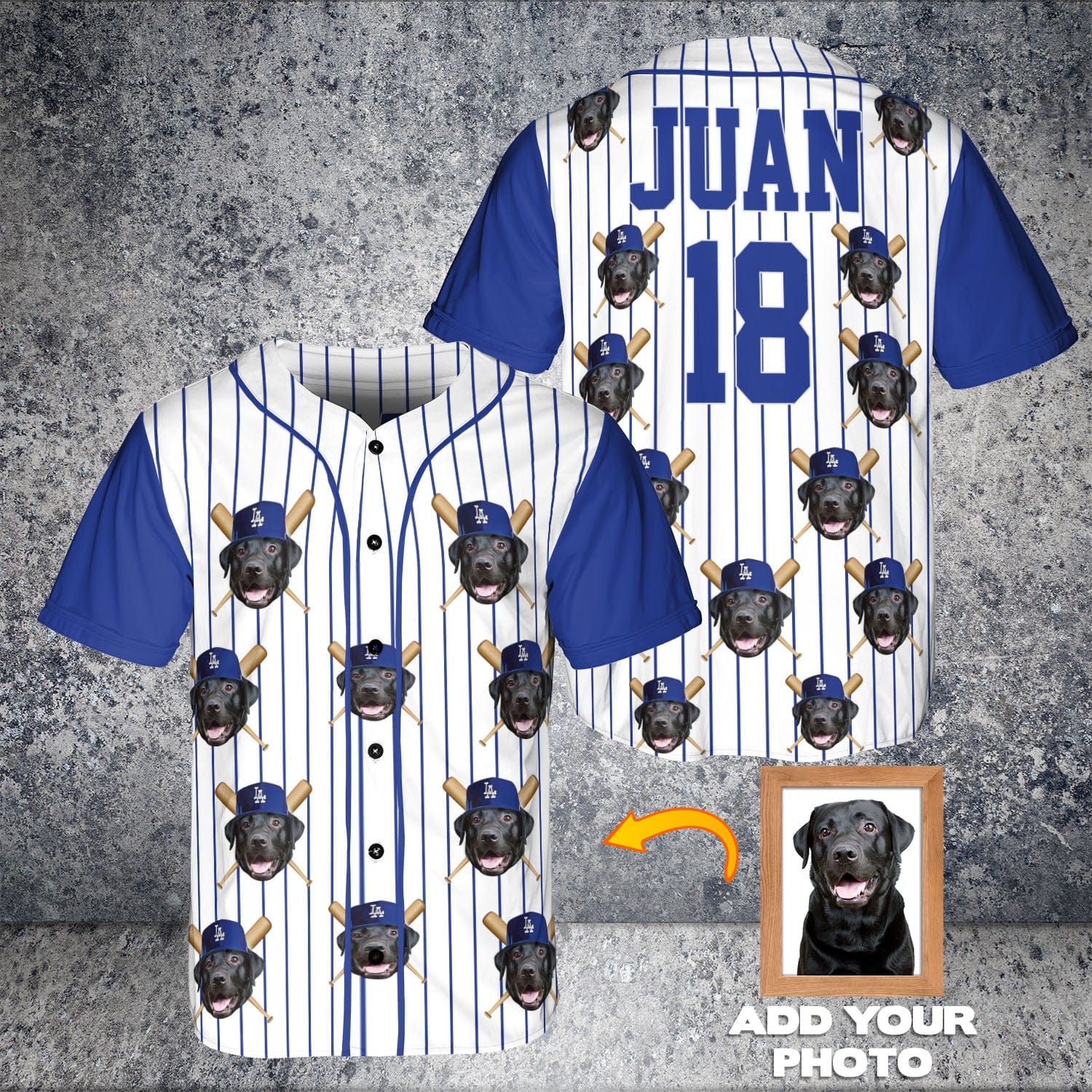 Camiseta de béisbol personalizada de Los Angeles Doggers