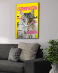 'Catmopolitan' Personalized Pet Canvas