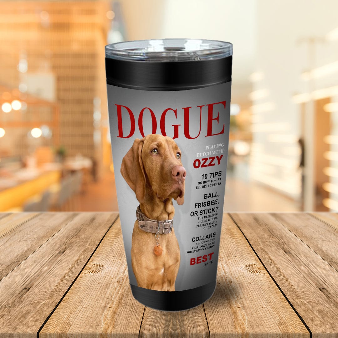 &#39;Dogue&#39; Personalized Tumbler