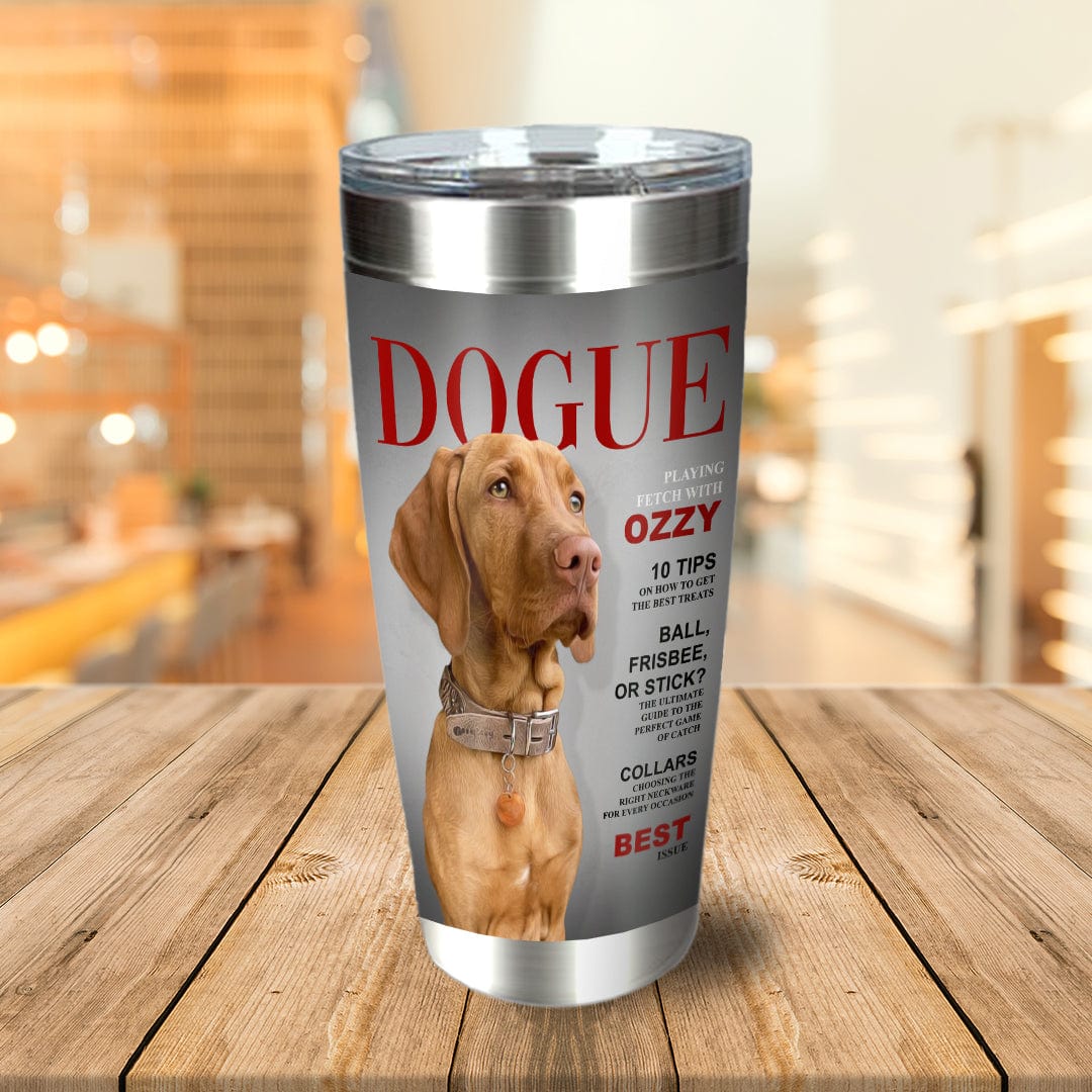 &#39;Dogue&#39; Personalized Tumbler